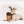 Load image into Gallery viewer, P.L.A.Y.&#39;s Pup Cup Cafe Collection - Doggo&#39;s Java Toy sitting between a little white dog&#39;s paws
