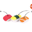 Load image into Gallery viewer, P.L.A.Y. Feline Frenzy Sassy Sushi Toy Set - features shown
