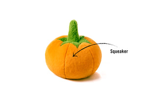P.L.A.Y. Garden Fresh Collection - Pumpkin Toy with features shown