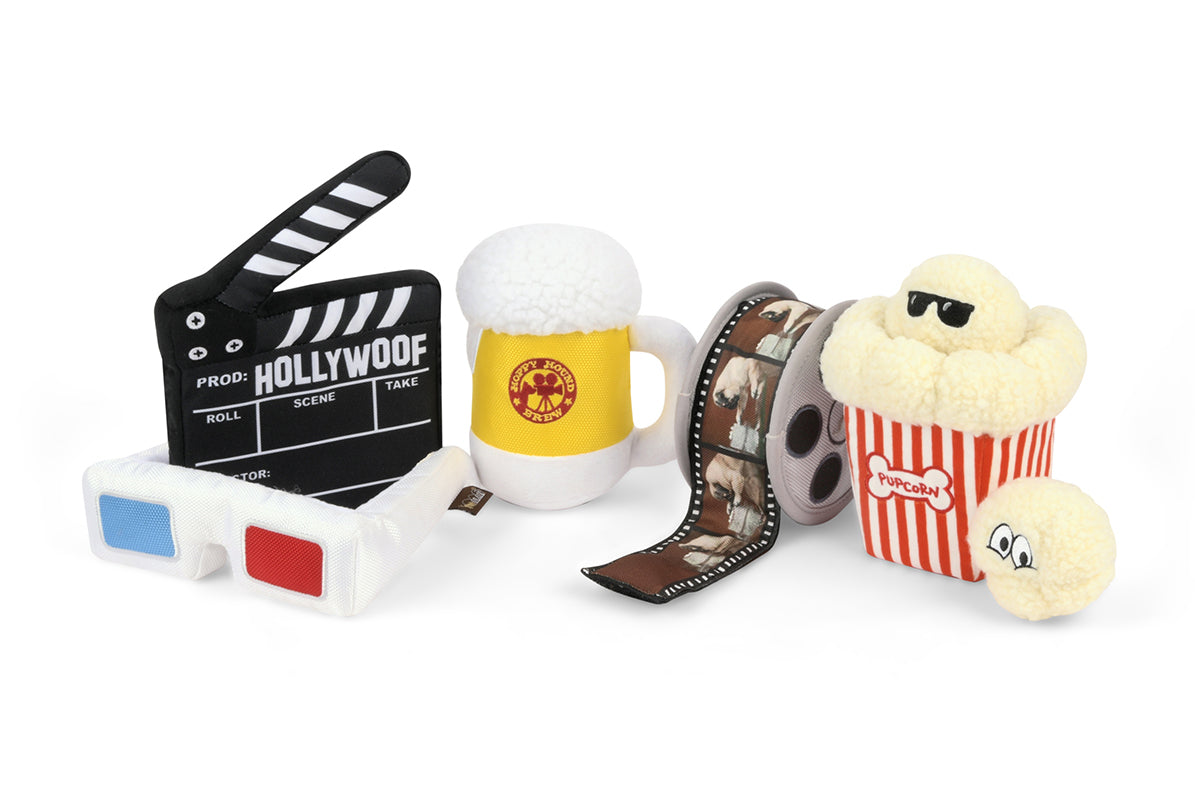 Hollywoof Cinema Plush Dog Toy Collection by P.L.A.Y.