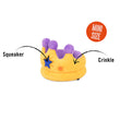 Load image into Gallery viewer, P.L.A.Y. Party Time Collection - Canine Crown Mini Toy with features
