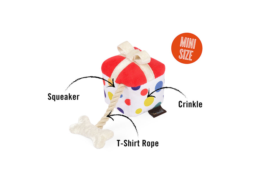Party Time Collection - Pawfect Present Mini Toy with features
