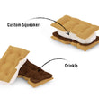 Load image into Gallery viewer, Camp Corbin Collection Gimme S&#39;mores Toy by P.L.A.Y. with features pointed out
