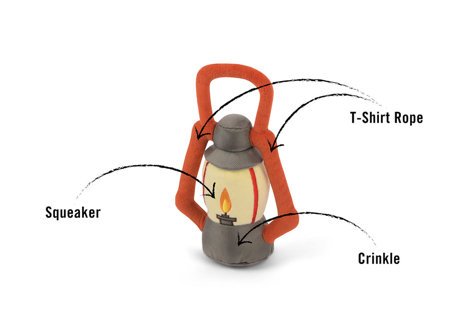 Camp Corbin Collection Pack Leader Lantern Toy by P.L.A.Y. with features pointed out