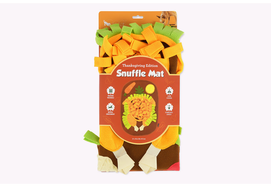 P.L.A.Y. Snuffle Mat - Thanksgiving-themed in packaging