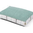 Load image into Gallery viewer, Seaside Boxy Bed in Sea Glass with solid side up
