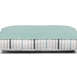 Load image into Gallery viewer, Seaside Boxy Bed in Sea Glass with solid side facing up taken head on

