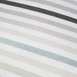 Load image into Gallery viewer, Seaside Boxy Bed in Sea Glass close up of stripe pattern
