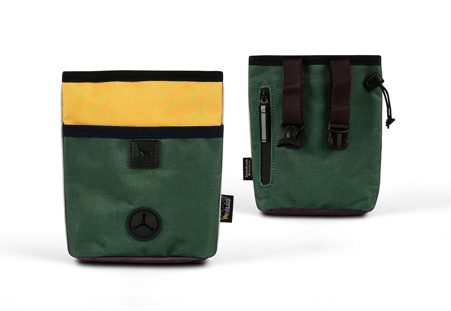 Landscape Series Deluxe Training Pouch in Moss front and back shown