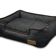 Load image into Gallery viewer, Urban Denim Lounge Bed by P.L.A.Y. with Chocolate Trim
