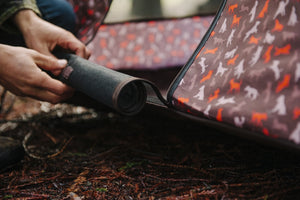 Gallery: Outdoor Dog Tent PY6006ASFScout & About Outdoor Dog Tent by P.L.A.Y. - close up of human rolling up door