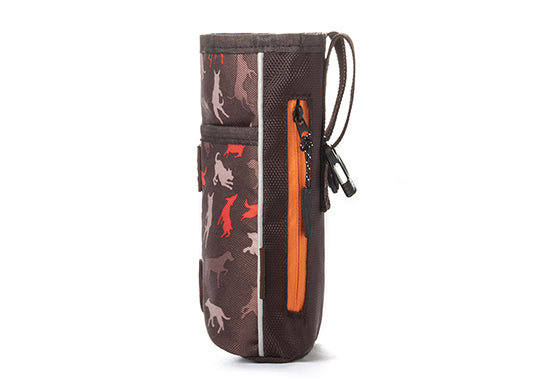 Scout & About Deluxe Training Pouch - Original Mocha Print side view
