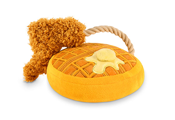 Dog Walking Waffle Dog Toys Barking Brunch Plush Dog Toy Collection By