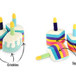 Load image into Gallery viewer, P.L.A.Y. Party Time Bone-appetite Cake Toy features shown
