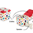 Load image into Gallery viewer, P.L.A.Y. Party Time Pawfect Present Toy features shown
