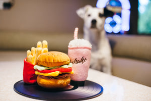 P.L.A.Y. American Classic Dog Toy - Barky Burger