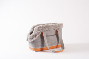 LeftPine x P.L.A.Y. Deluxe Dog Carrier - Gray
