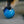 Load image into Gallery viewer, P.L.A.Y. Dog Tennis Ball - Blue ball close up with dog&#39;s paw and nose
