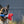 Load image into Gallery viewer, P.L.A.Y. Totally Touristy Eiffel Tower Dog Toy - medium sized toy picture in big dog&#39;s mouth
